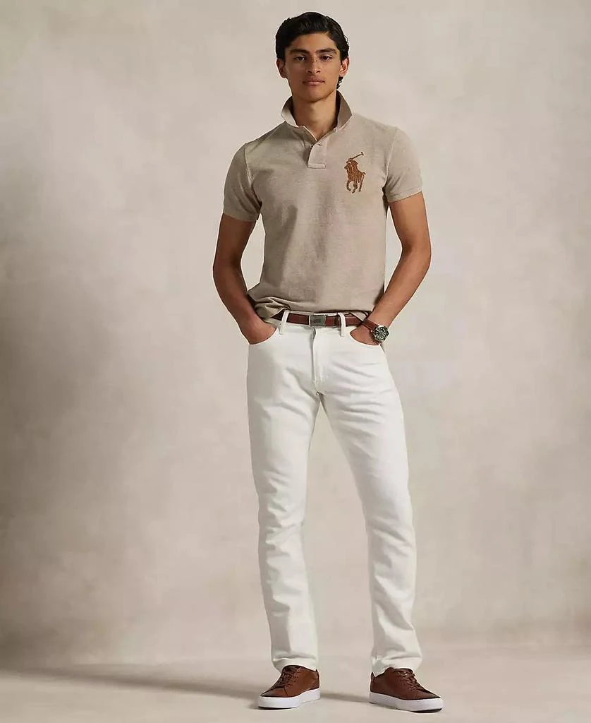 Ralph Lauren Men's Custom Slim Fit Leather-Pony Polo Shirt 4