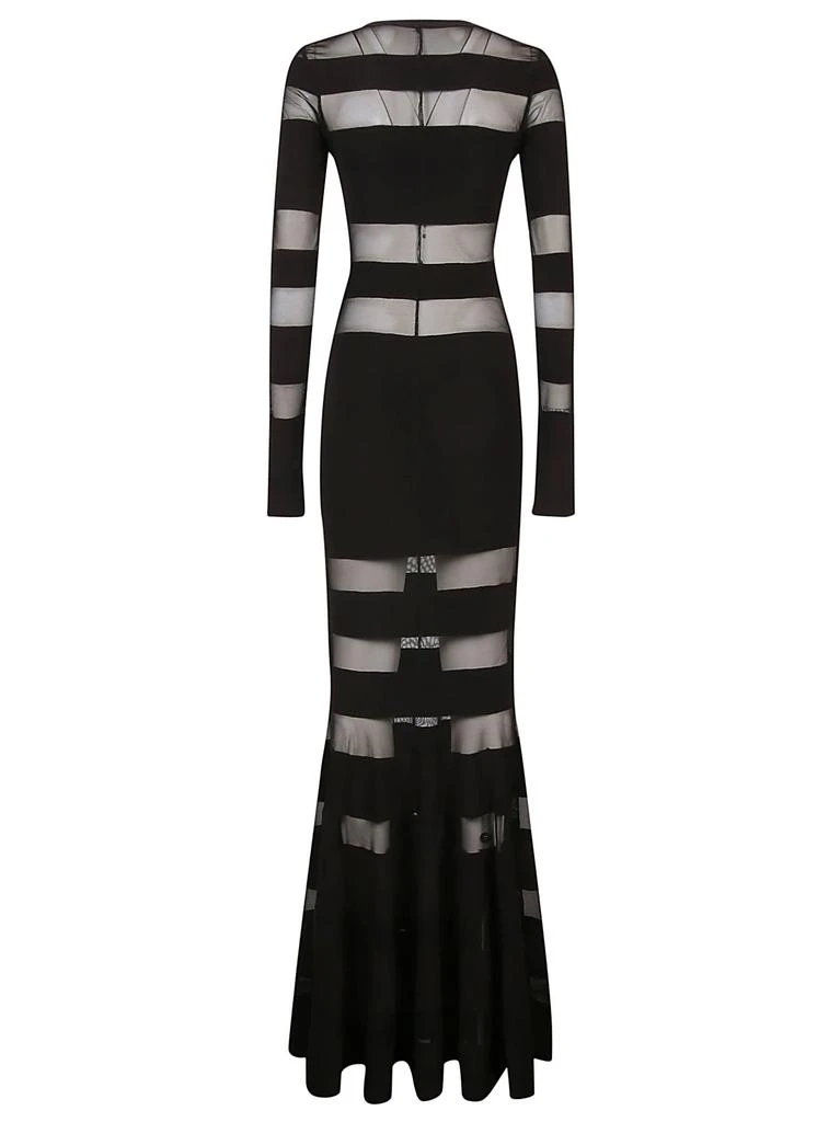Norma Kamali Round Neck Fishtail Dress 2