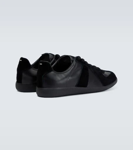 MAISON MARGIELA Replica leather and suede sneakers 6