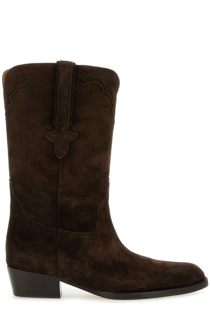 Paris Texas 45mm Roxy Brushed Leather Ankle Boots - Shoes