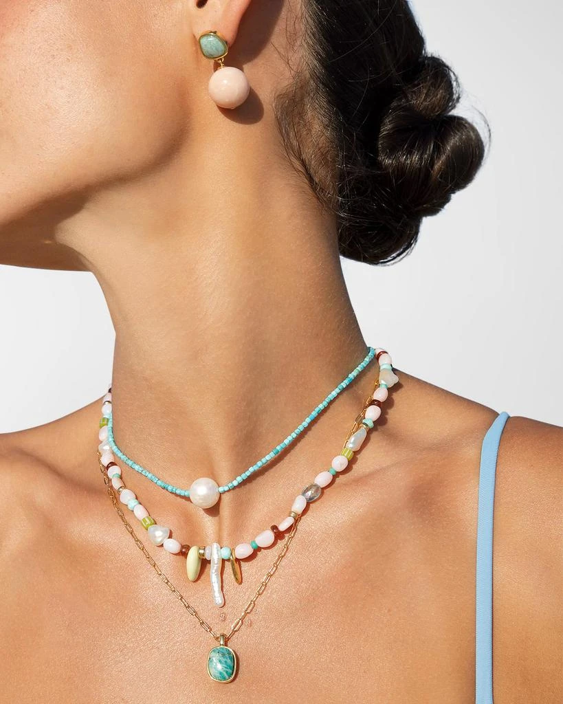 Lizzie Fortunato RIO EARRINGS IN BLUSH 2