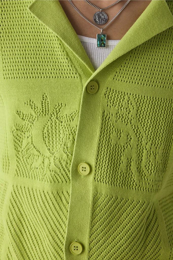 Pas de Mer Pas de Mer Not Long Time Knit Button-Down Shirt 4