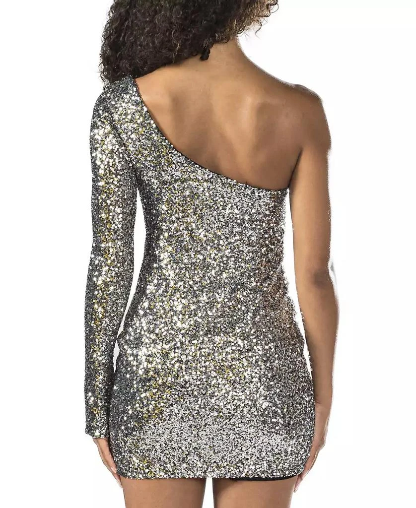 B Darlin Juniors' Sequined One-Shoulder Bodycon Dress 3