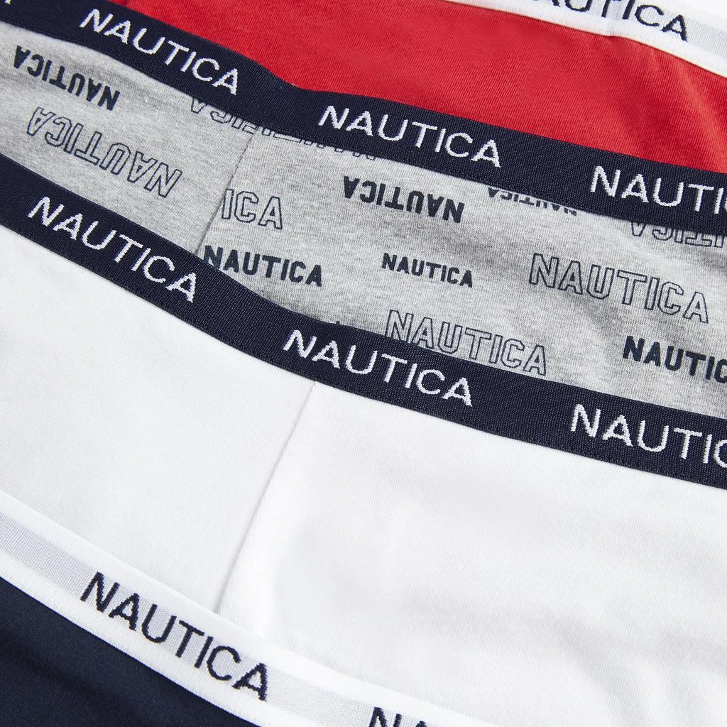 Nautica Womens Plus Logo Boyshort, 4-Pack 2