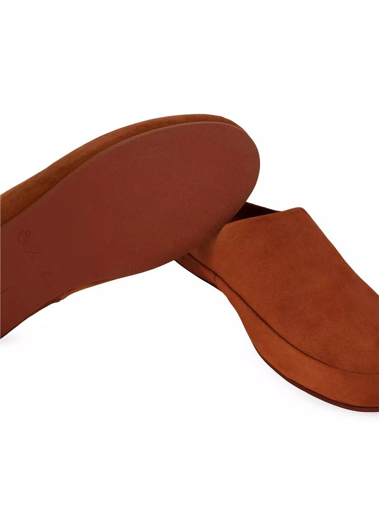 Loro Piana Tomori Walk Suede Sabots 5