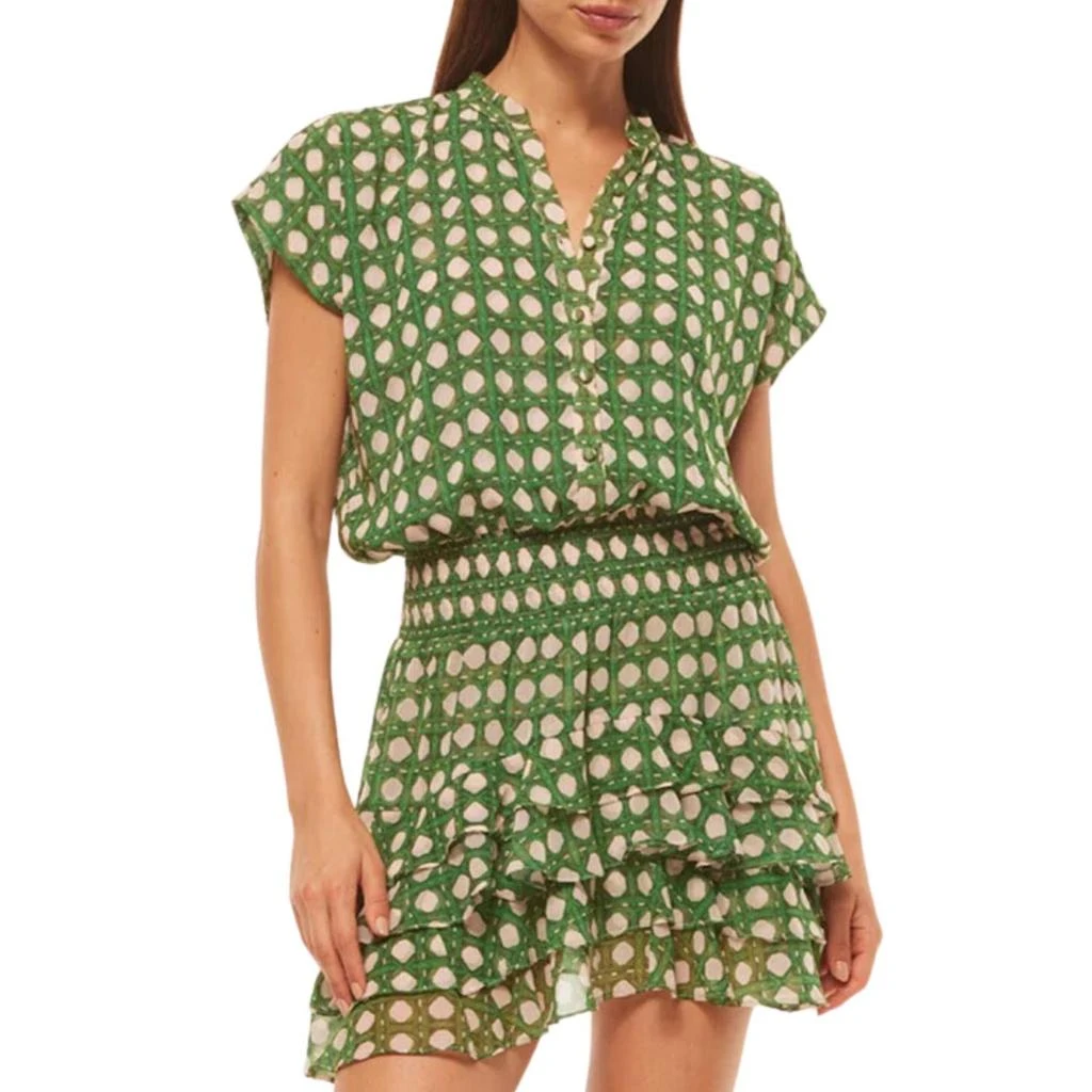 MISA Evie Dress In Rattan Tile 1