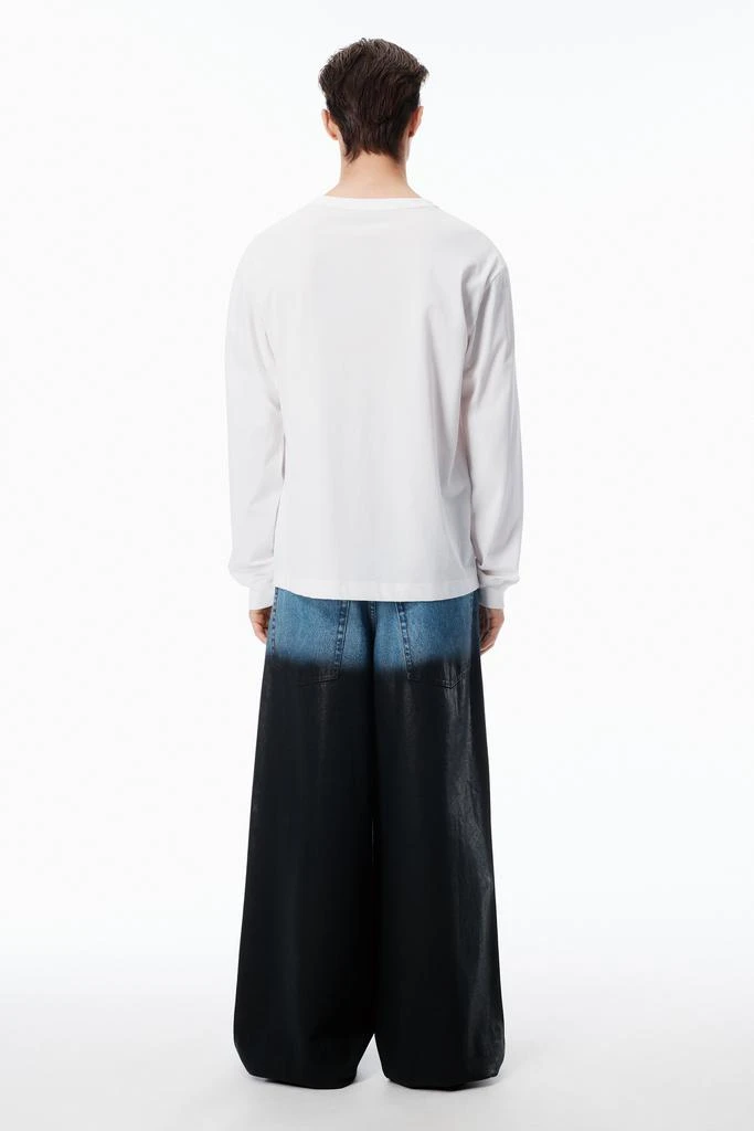 Alexander Wang UNISEX LONG SLEEVE TEE IN HIGH TWIST JERSEY 4