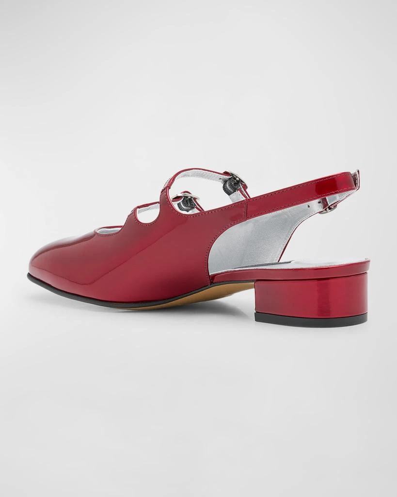 Carel Peche Patent Mary Jane Ballerina Flats 4