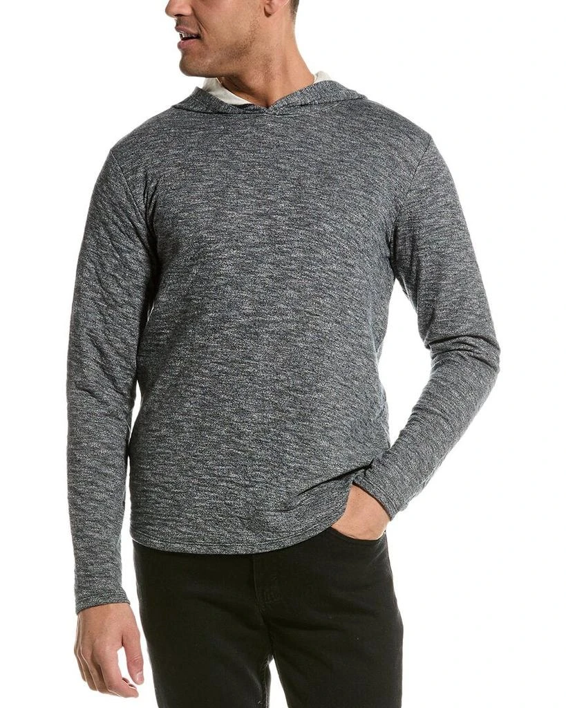 Vince Double Face Hooded Shirt 1