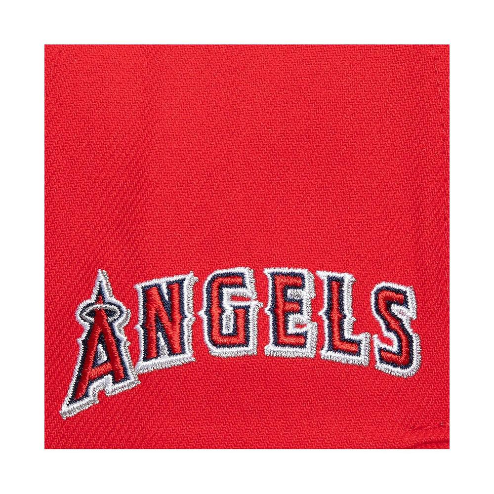 Mitchell & Ness Men's Red Los Angeles Angels Team Pro Adjustable Hat