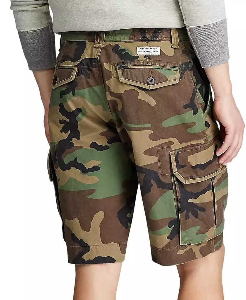 Ralph Lauren Men's Big & Tall Relaxed Fit 10" Camouflage Cotton Cargo Shorts 7