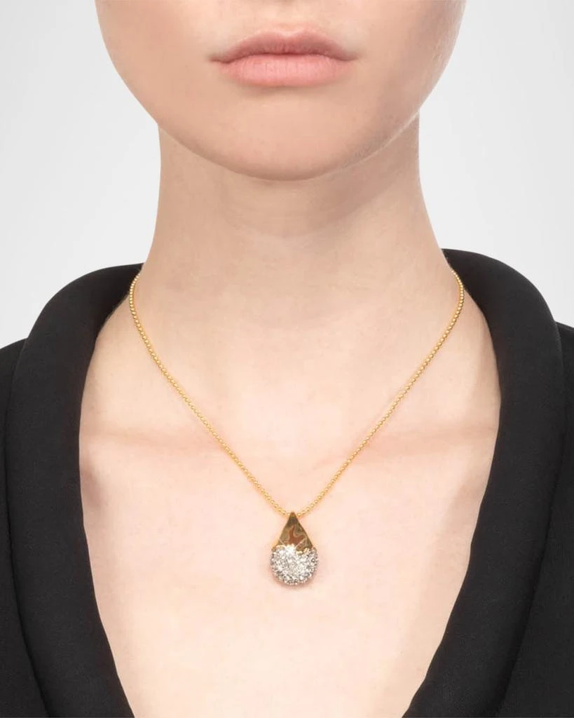 Alexis Bittar Solanales Crystal Pave Teardrop Necklace 2