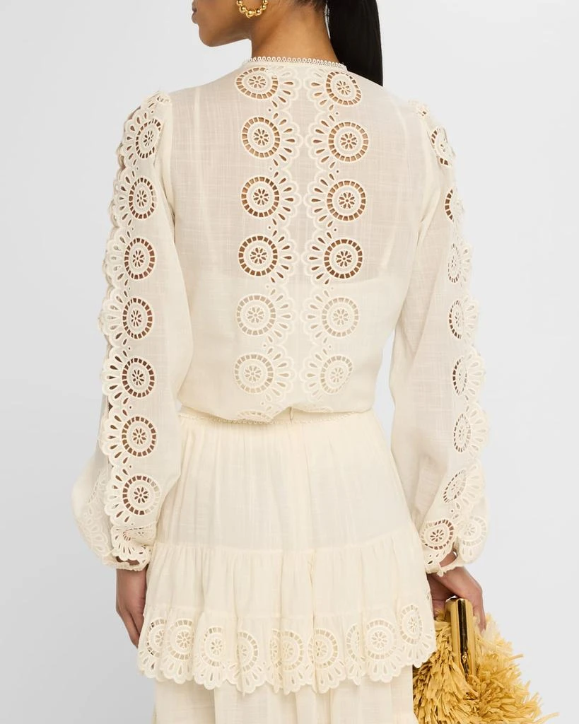 Zimmermann Lucky Embroidered Blouse 3