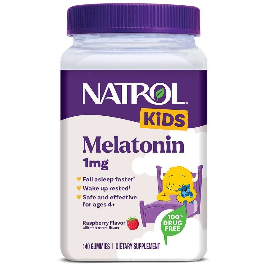 Natrol 1mg Melatonin Gummies Raspberry 1