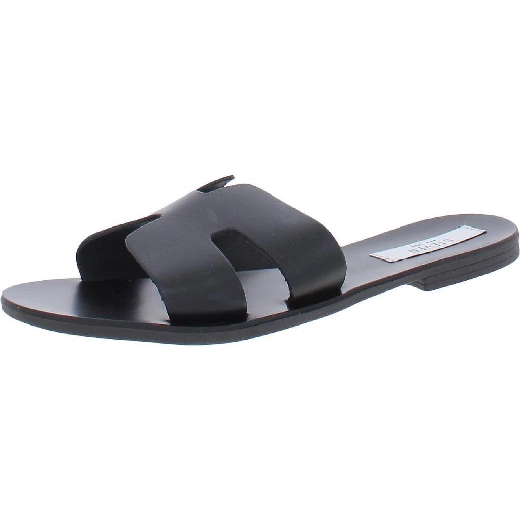 Steve Madden Greece Womens Cut-Out Slide Sandals 4