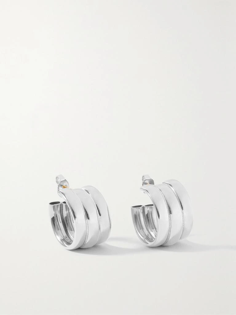 Laura Lombardi Mini Grazia 回收金属镀铂金耳环 1
