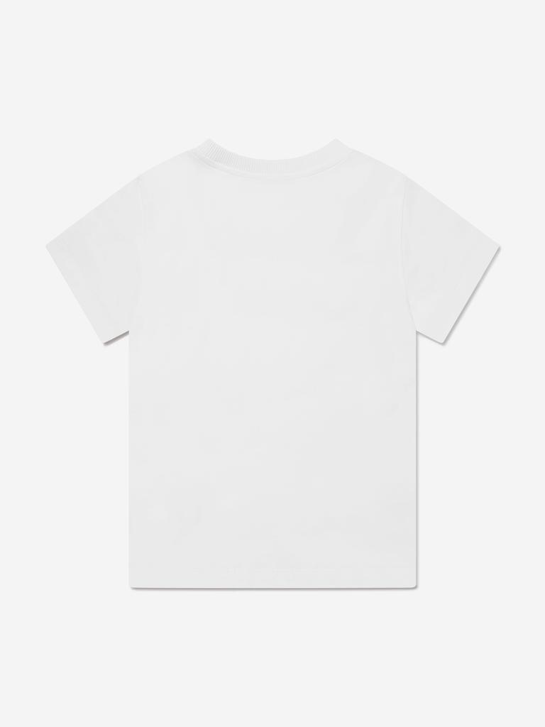 Moschino Kids Teddy Bear Logo T-Shirt in White