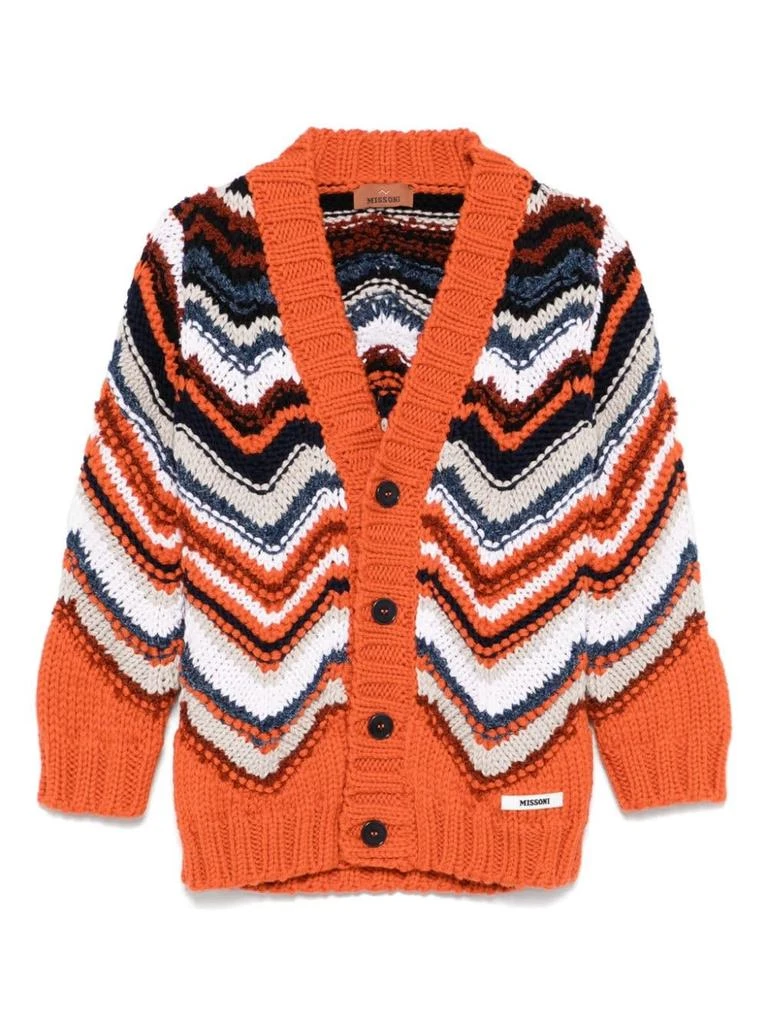 Missoni Cardigan Con Motivo A Zigzag 1