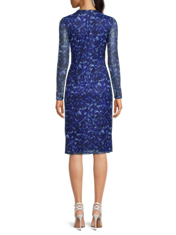 Eliza J Ruched Sheath Midi Dress 2