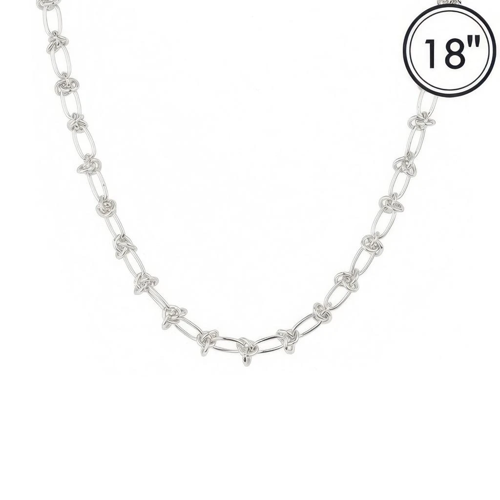 TRUEDAMES Borromean Knot Chain Necklace 2