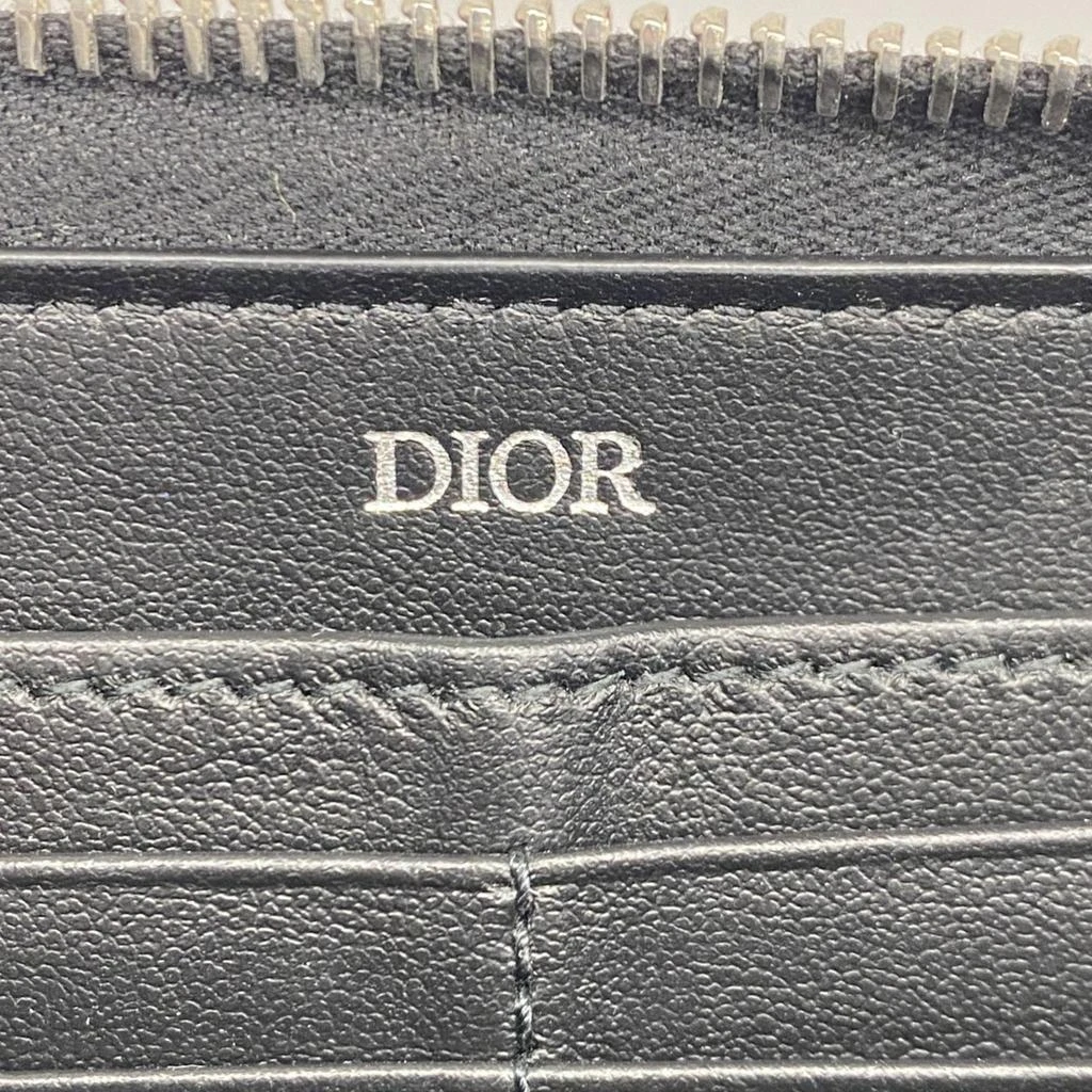 Dior Leather Long Wallet (Bi-Fold) (Pre-Owned) 4