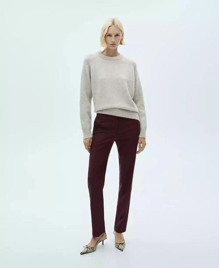 Mango Women's Pinstripe Suit Pants 4
