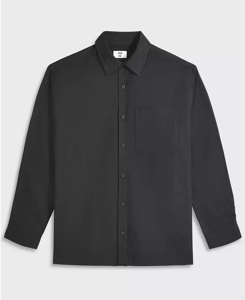 Mode of One Men's Relaxed-Fit Flannel Shirt, Created for Macy's 4