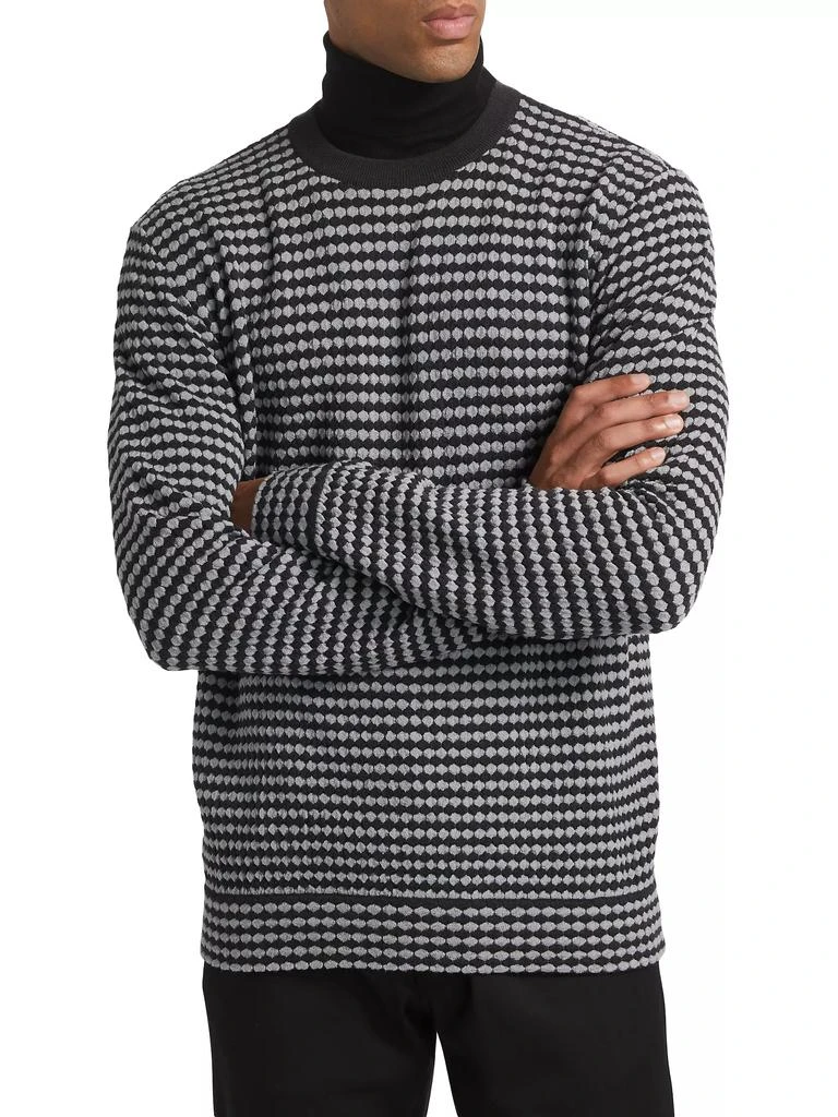 Giorgio Armani Geo Print Crewneck Sweater 3
