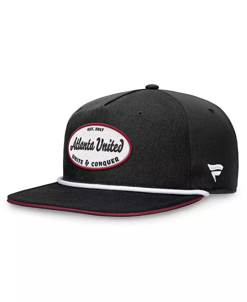 Fanatics Branded Men's Black Atlanta United FC Iron Golf Snapback Hat 3