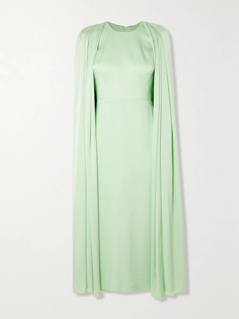 zara green dress pleated Long Corset Fluro Yellow Gown – SALE LAB main image 1