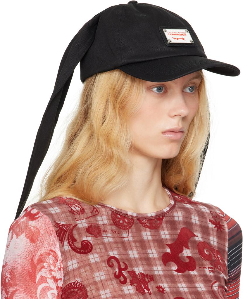 Shop Black Rabbit Ears Cap on Sale at BeyondStyle – Get 41