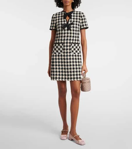 Valentino Rockstud Bow leather ballet flats 3