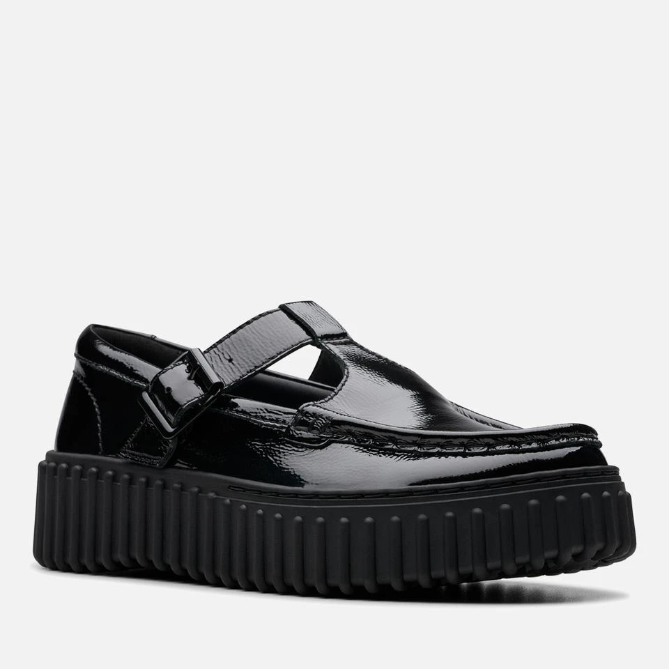 undefined CLARKS TORHILL BAR PATENT MARY JANE FLATS 5