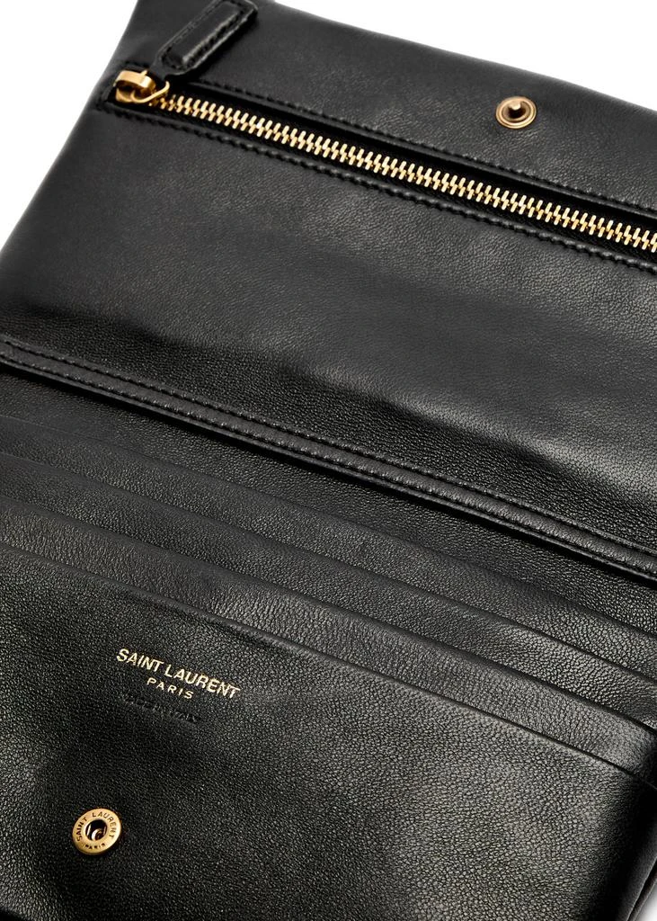 Yves Saint Laurent Puffy leather wallet-on-chain 4