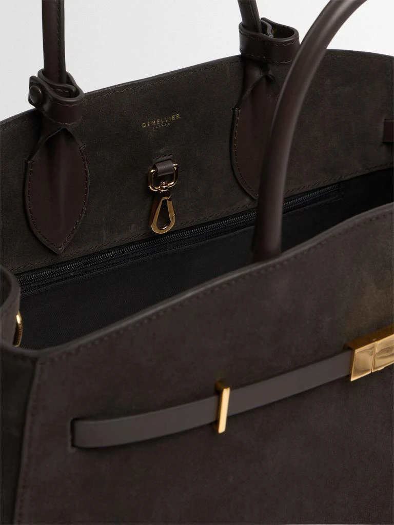 Demellier The Hudson Suede Top Handle Bag 6