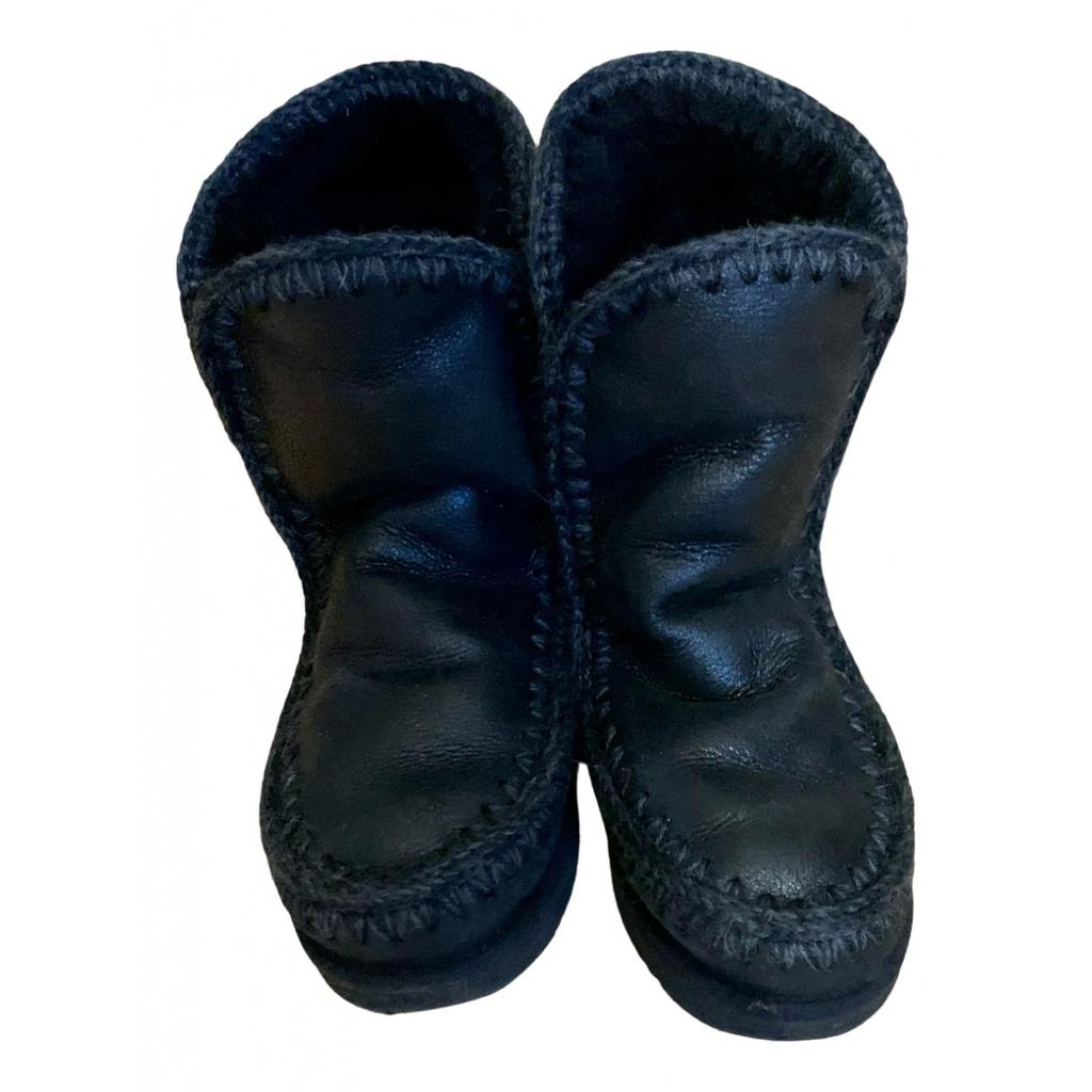 Mou Mou Leather ankle boots