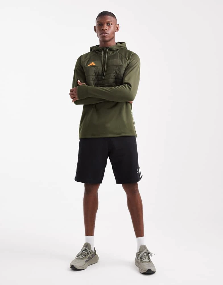 Adidas adidas Football Tiro 25 essentials winterized training top in night cargo / tent green / imp 4