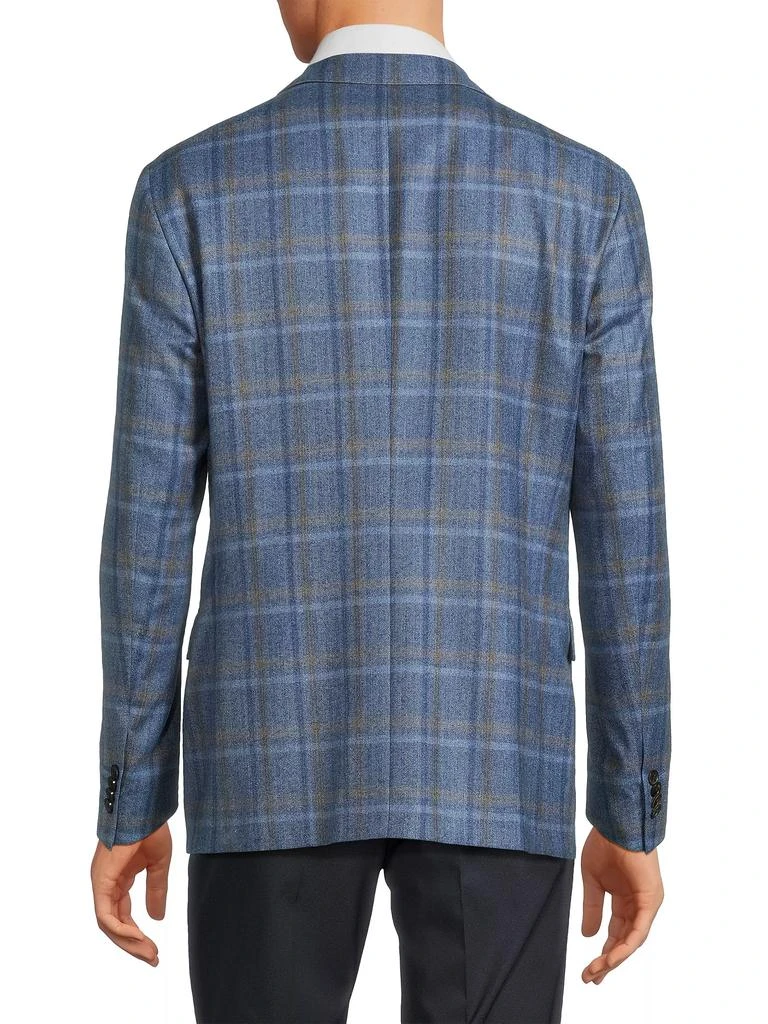 Corneliani Academy Plaid Wool Jacket 5