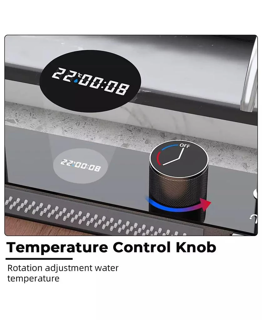 LALAHOO 31.5-Inch Drop-In Single Bowl 304 Stainless Steel Kitchen Sink, Pull-Down Faucet Kitchen Set 9