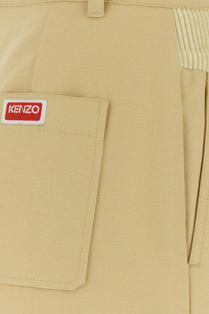 Kenzo Beige cotton bermuda shorts 2