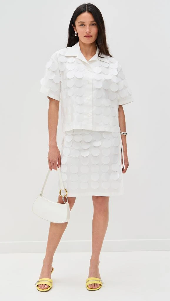 MSGM Paillettes Collar Blouse 4