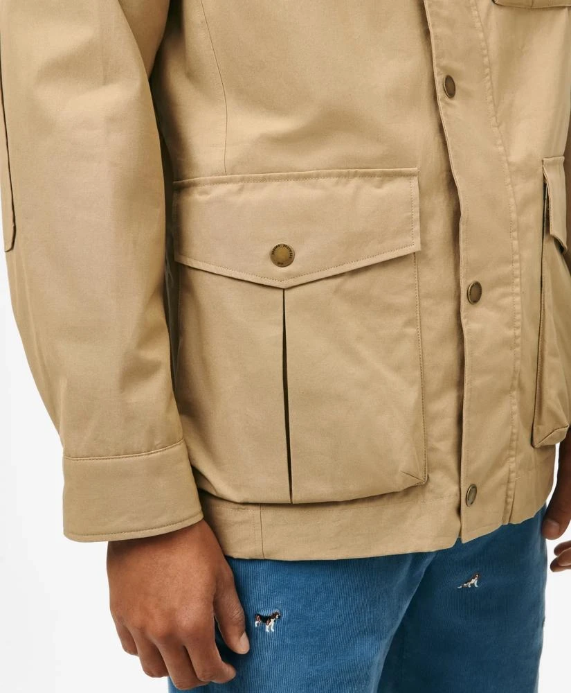 Brooks Brothers Dry Waxed Cotton Field Jacket with Hood 6
