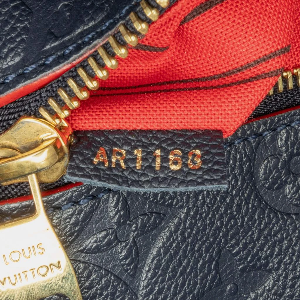 Louis Vuitton Louis Vuitton Navy Blue Monogram Empreinte Pochette Metis 8