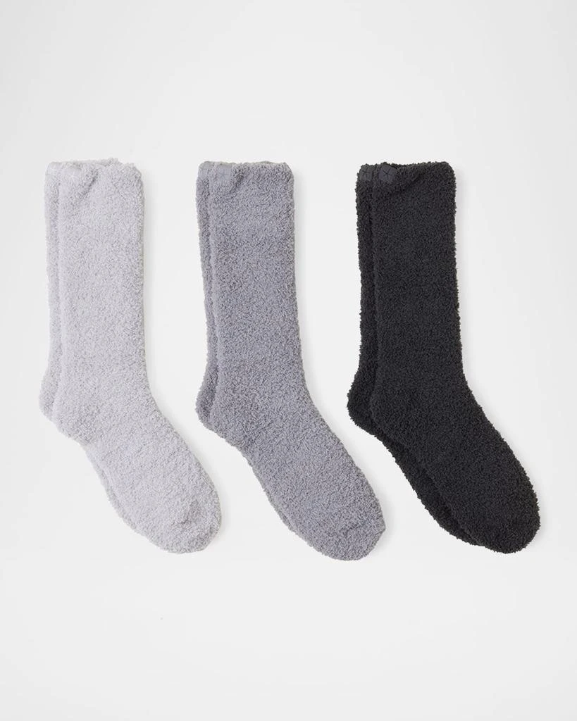 Barefoot Dreams CozyChic Crew Socks 3-Pack 1