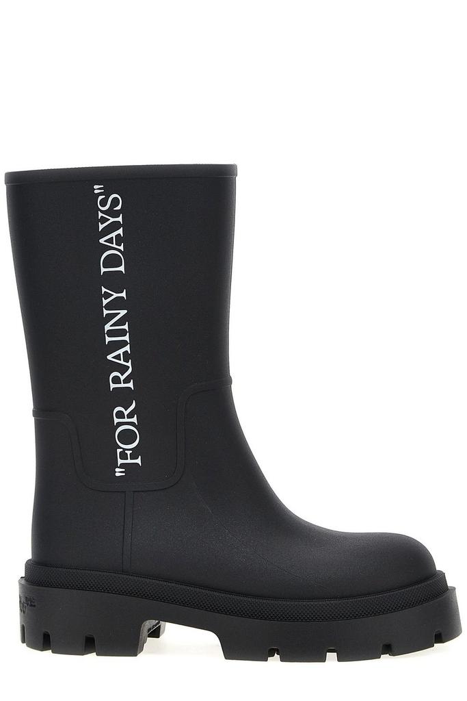 Off White Black nappa leather Allen ankle boots Black-nappa