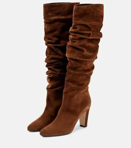 Manolo Blahnik Calasso 90 suede knee-high boots 4