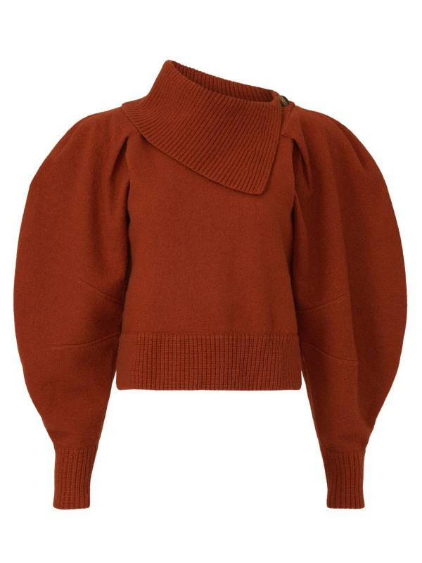 Ulla Johnson Riley Puff Sleeve Woollen Sweater 4