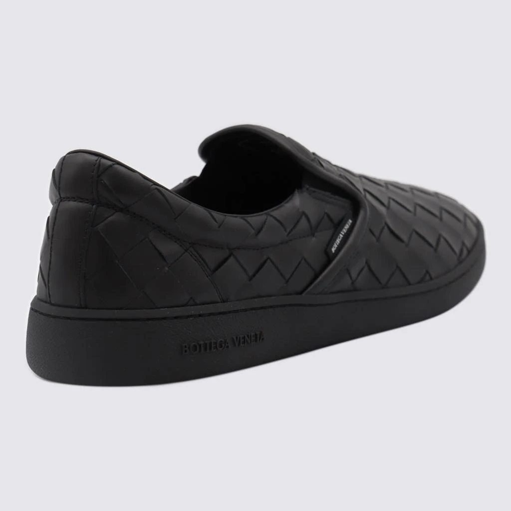 Bottega Veneta Black Leather Sneakers 2