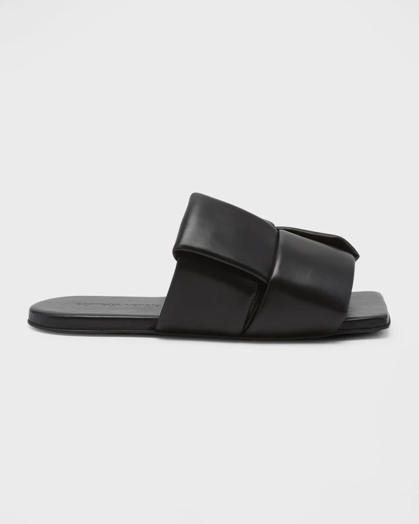 Bottega Veneta Patch Mule Woven Leather Flat Sandals 1