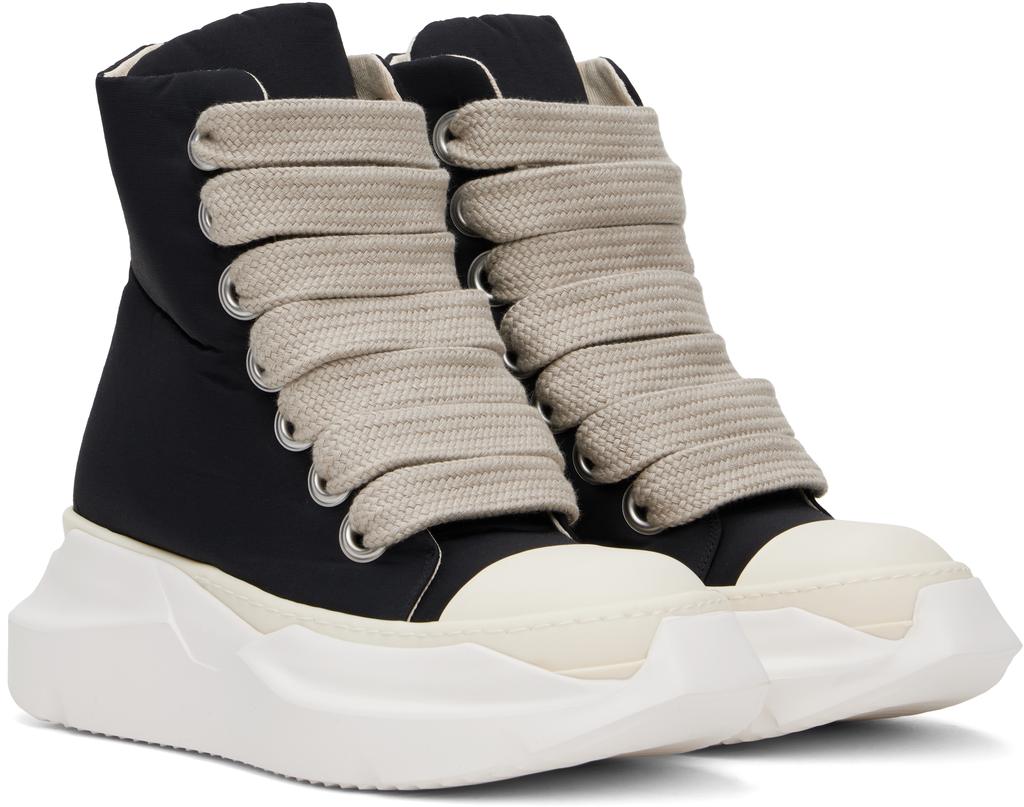 【RICKOWENS】Porterville Jumbo Laced Abstract スニーカー Rick Owens DRKSHDW: Black Porterville Jumbo Laced Abstract